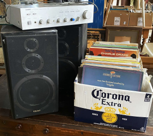 Lot 30 - Large vinyl LP record collection of 2 boxes inc John Dever, Chariots of