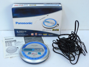Lot 38 - Boxed c1990s Panasonic portable CD player (EU plug)
