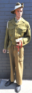 Lot 70 - Vintage post WW2 Full Australian Military Battle Dress Uniform - Pants,