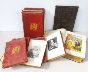 Lot 95 - Group lot of 19th Century books inc, 10 Vols History of the World with