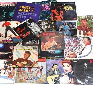 Lot 101 - Group of 50s60c etc Rock'n'Roll vintage vinyl LP records inc Little Ri