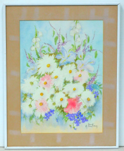 Lot 151 - Beryl Armstrong (Active c1980s - 2000s) Framed Watercolour - A Summer