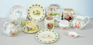 Lot 172 - Group of quality English porcelain inc Wedgwood nursery ware, Royal Cr