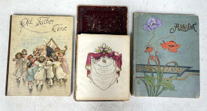 Lot 184 - Grp ephemera - c1890 1st Edit Old Father Time hc book, illustd by H M