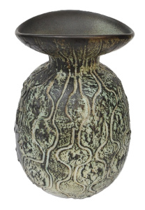 Lot 217 - Mid-century MD Ellis Australian studio pottery vase with abstract patt