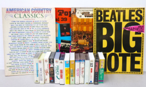 Group Lot of Music related items inc Cassette tapes from Bali inc, Mick Jagger,