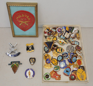 Small Lot of Vintage Enameled Australian Rifle Club Medallions & Others incl