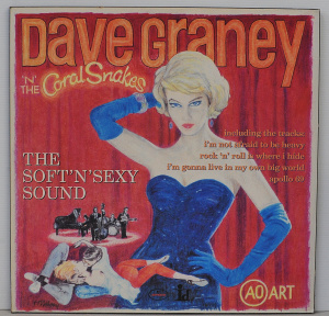 Vintage Block mounted Poster for Dave Graney & The Coral Snakes 'The Soft &a