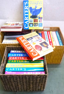 Lot 9 - 3 x Boxes of HB Books, Carters Price Guide to Antiques and Collectables