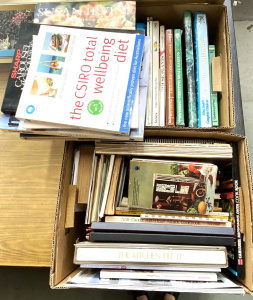 Lot 18 - 2 x Boxes Reference Books - Gardening & Cookery - The complete Gard