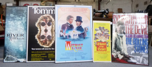 Lot 53 - 4 vintage framed cinema posters inc Tommy, Sympathy for the Devil, With