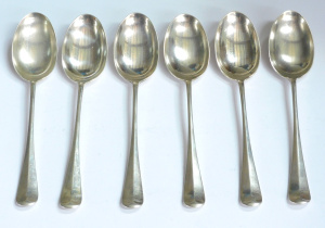 Lot 182 - Hallmarked Sheffield c1907 Sterling Silver Flatware - Set of 6 Tablesp