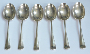 Lot 189 - Hallmarked Sheffield c1907 Sterling Silver Flatware - Set of 6 Dessert
