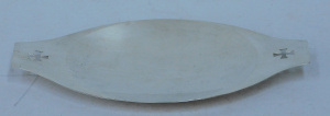 Lot 202 - c1972 Hallmarked London Sterling Silver Communion plate - Cut out Malt