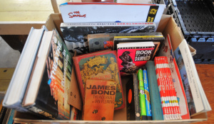 Lot 26 - Mixed Box of Books incl Anzac Book, Leunig Book, The books of The Damn,