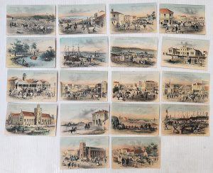 Lot 31 - Group lot vintage Australian Postcards featuring Victorian Scenes in co