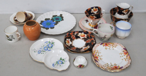 Lot 79 - Group of modern and vintage quality English China inc Royal Albert trio