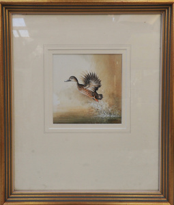 Lot 89 - William (Bill) Beavan (1944 - 2005) Small Gilt Framed Watercolour &