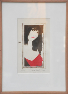 Lot 93 - P A Kidman (Active c1980s - 90s) Framed Colour Lithograph - Portrait of