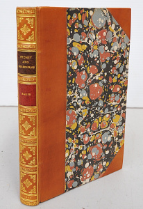 Lot 206 - Vintage c1845 rebound Volume - Sydney & Melbourne w Remarks on the