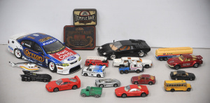 Lot of Mixed Scale Model Cars & Cigarette Tins incl Dinky Truck Town Talk To