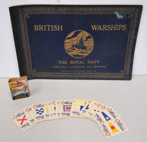 2 pces inc British Warships - The Royal Navy pub by Illustrated London News c194