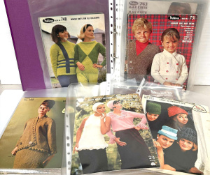Lot 86 - 2 x Folders Vintage Patons knitting patterns - Babies, Toddlers, Childr
