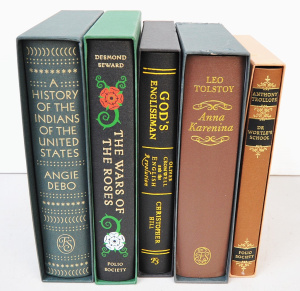 Lot 88 - 5 x Folio Society Classic Books in Slip Cases - Anna Karenina (Tolstoy)