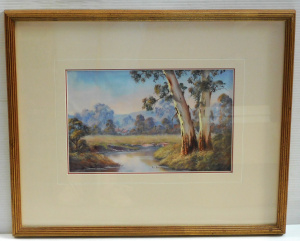 Lot 108 - Pat Delaney (Active c1980-90s) Gilt framed Oil Painting - A Quiet Stre