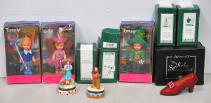 Lot 162 - Group lot of Packaged The Wizard of Oz items inc The Ruby slippers, Ch