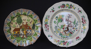 Lot 197 - 2 x Vintage Royal Doulton Cabinet Plates inc c1920s Sampler Pattern 2