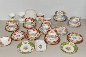 Lot 198 - Group lot of English China - Mostly Shelley inc Sheraton Trios, Regal