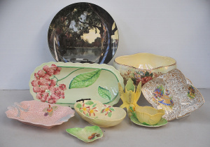 Group lot of Vintage pretty English China inc, Maling Rosalind Bowl, Empire Ware