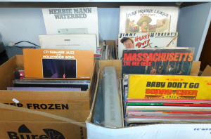 Lot 19 - Large lot of 4 boxes of Laser Disks inc The Mission, Beaches, Sleepless