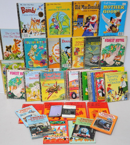 Lot 28 - Collection of children's books inc large quantity of vintage Little Gol