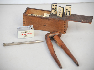 Lot 44 - Small group lot assorted Vintage Items inc, Craven A Cigarette Lighter