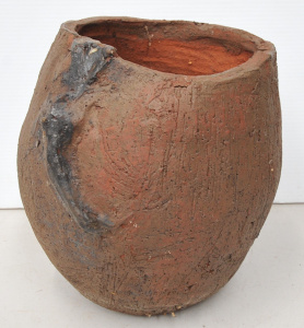Lot 106 - Vintage Australian Pottery hand-built planter, signed to base, illegi