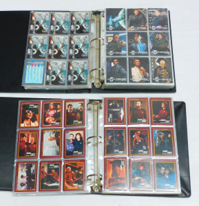 Lot 131 - Large collection of Sci-Fi collector cards in 2 albums inc Star Trek,