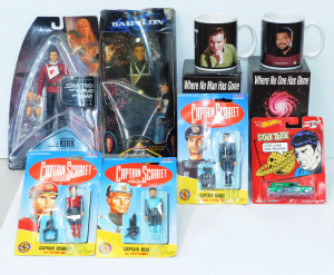 Lot 134 - Group of boxedcarded sci-fi toys Vivid Imaginations 3 x Captain Scarle