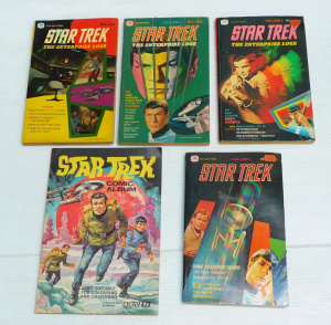 Lot 135 - Star Trek Comic Album pub Western Publishing Co 1974, and Star Trek Th