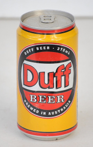 Lot 139 - Vintage 375ml Unopened Empty Duff Beer Can