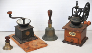 Lot 150 - Group lot Vintage items inc early 1900s C Of Wolverhampton Cast Iron a