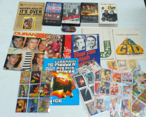 Lot 160 - Mixed lot of vintage items inc VHS tapes (I Spy Returns, British Rock'