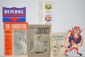 Lot 171 - Vintage sporting ephemera inc 1926-27 McEwan's Sports Catalogue, 1946-