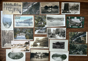 Lot 182 - Group Vintage Country Victoria postcards inc coloured - Sherbrooke For