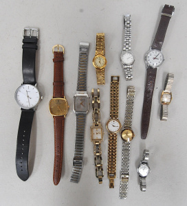 Lot of Assorted Mens & Ladies Quartz Wristwatches incl Sekiro, Citizen, SAGA