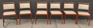 Lot 6 - Set of 6 x Mid Century Modern Noblett Teak Dining Chairs - all in GC w W