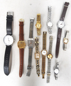 Lot 31 - Lot of Assorted Mens & Ladies Quartz Wristwatches incl Seiko, Citiz
