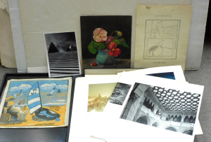 Lot 72 - Group of unframed artworks in folio case from the National Film Board o