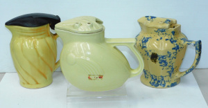 Lot 90 - 3 X Vintage Electric Jugs inc Nilsen Kookaburra, Hecla Mottled Blue etc